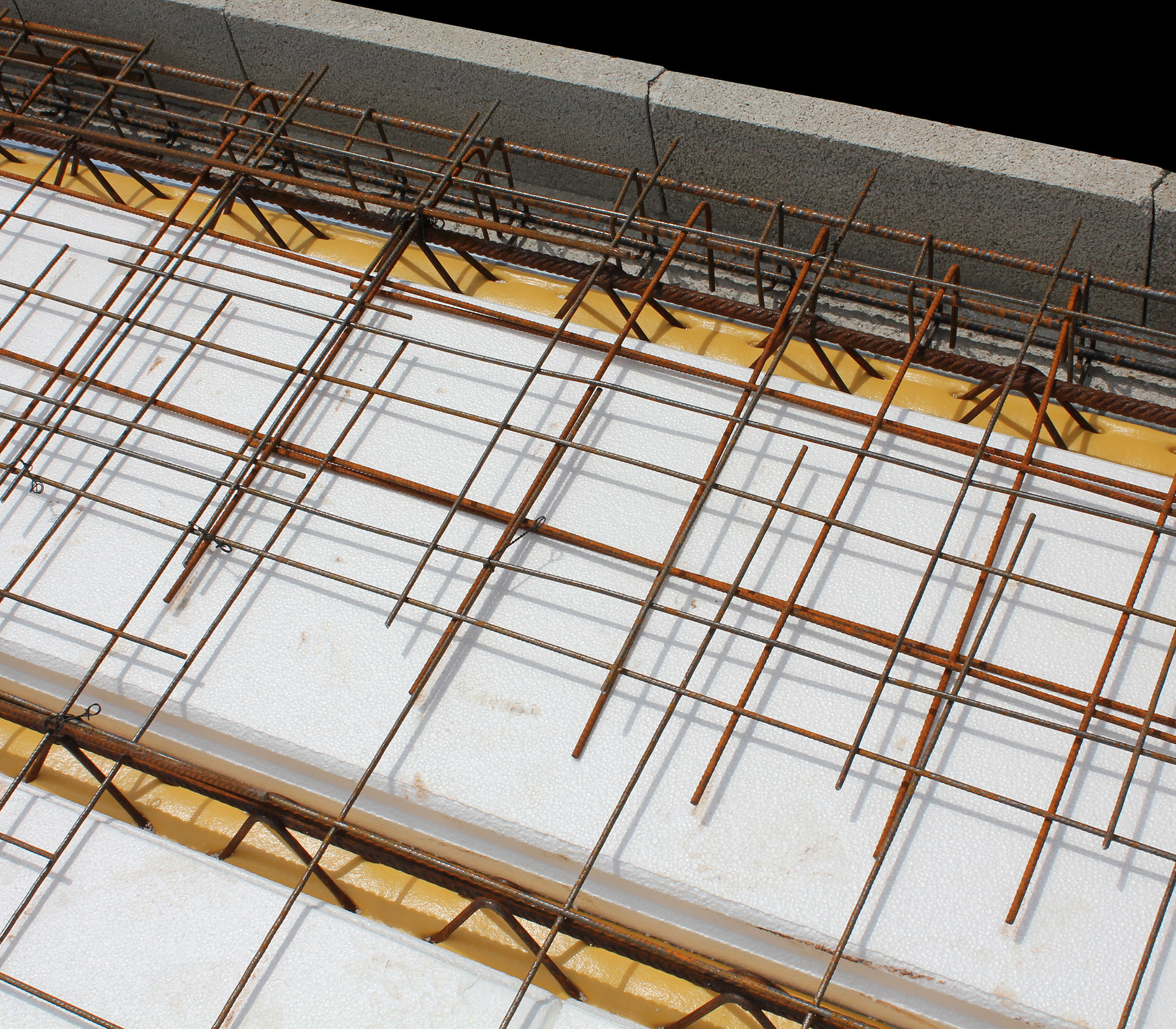 Plancher isoltop et armatures parasismiques